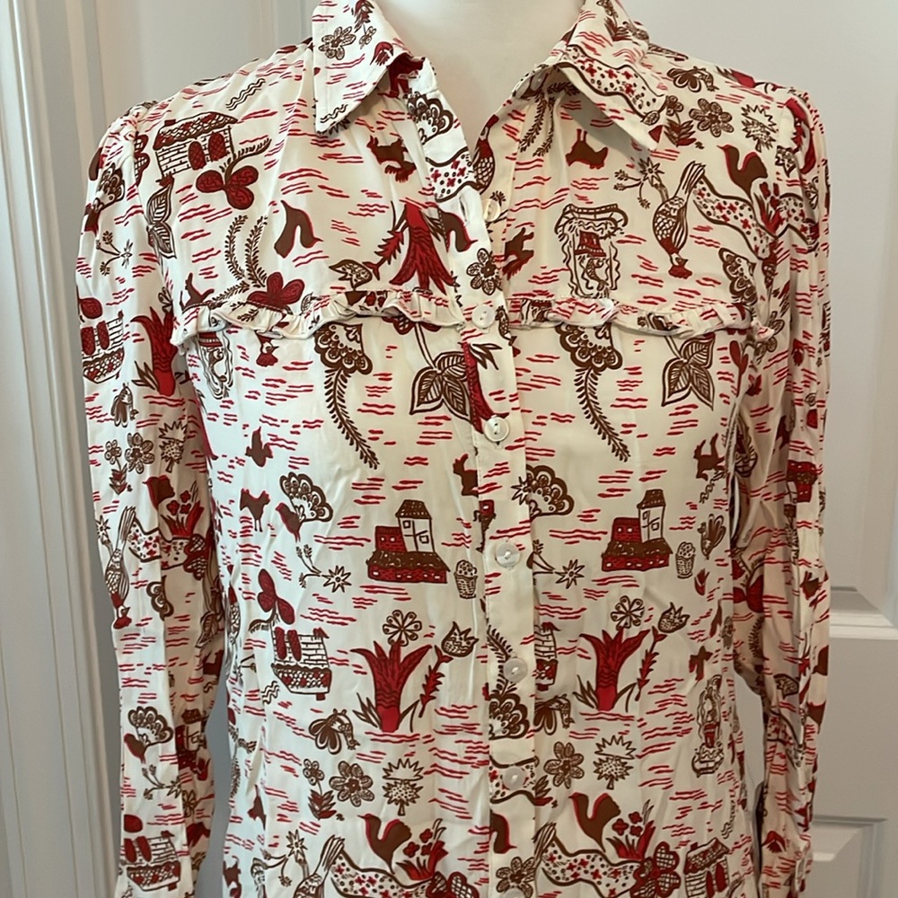NWT Modcloth Western style shirt dress - Picture 2 of 11